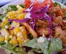 Backyard BBQ Chicken Salad (Gluten Sensitive)