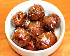 Korean BBQ Meatballs (Spicy)