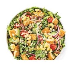 Med Salad with Grilled Chicken (Spicy)